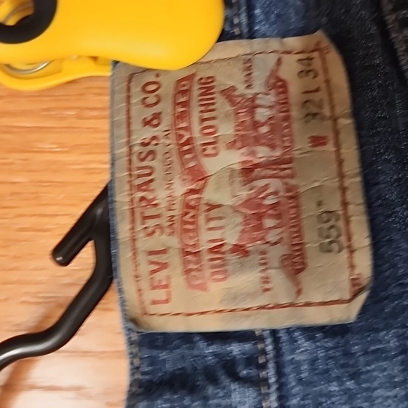 Levi's 559 Classic Straight Blue Jeans mens 32x34 number 5114 - Picture 5 of 9